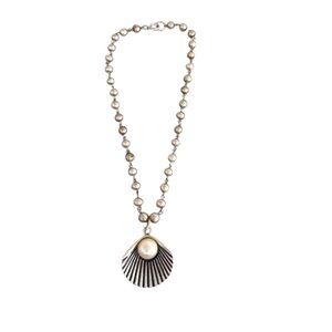 🌵Vintage Pearl Of The Sea Silver Tone Sarah Coventry Necklace🌵